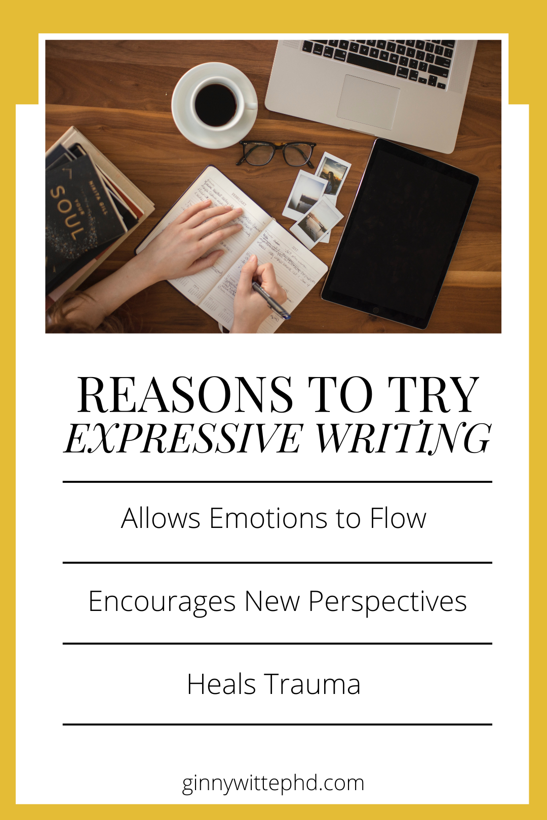reasons to try expressive writing and how journaling helps